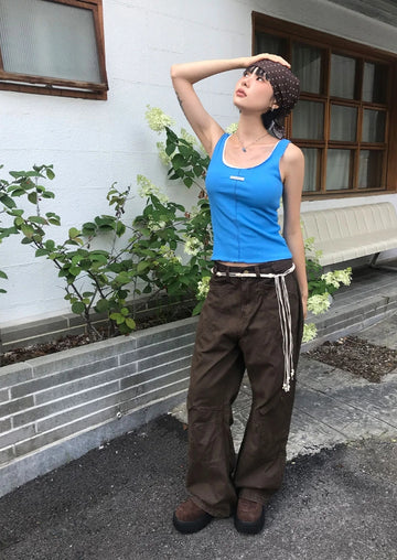 EDGE LABEL SLEEVELESS